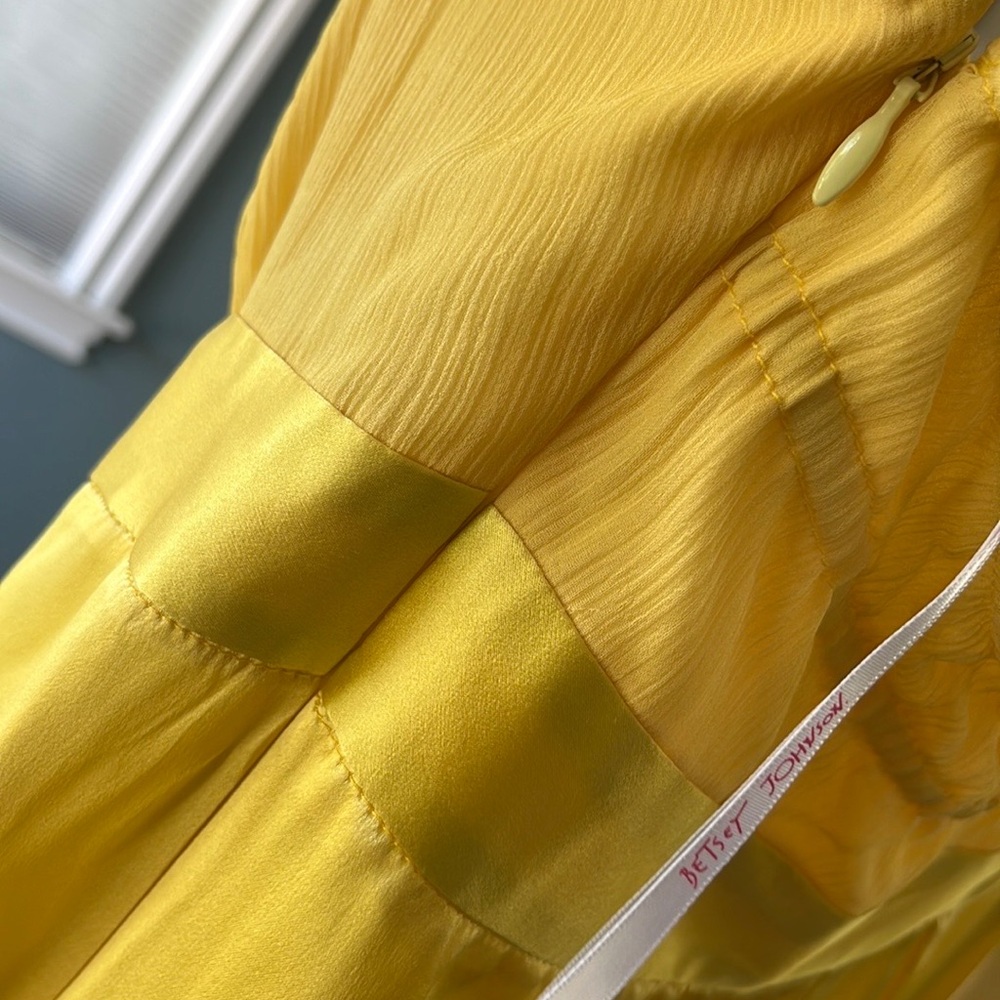 Betsey Johnson Vintage Silk Here Comes The Sun Dress - Picture 13 of 17